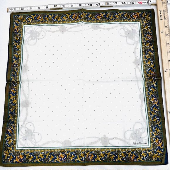 (2) New Roberta G & Roberta DiCamana hankerchief 17" Beige Olive bow tie (13) - Picture 6 of 8
